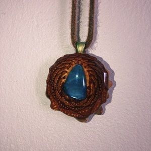 Third Eye Pinecone Necklace